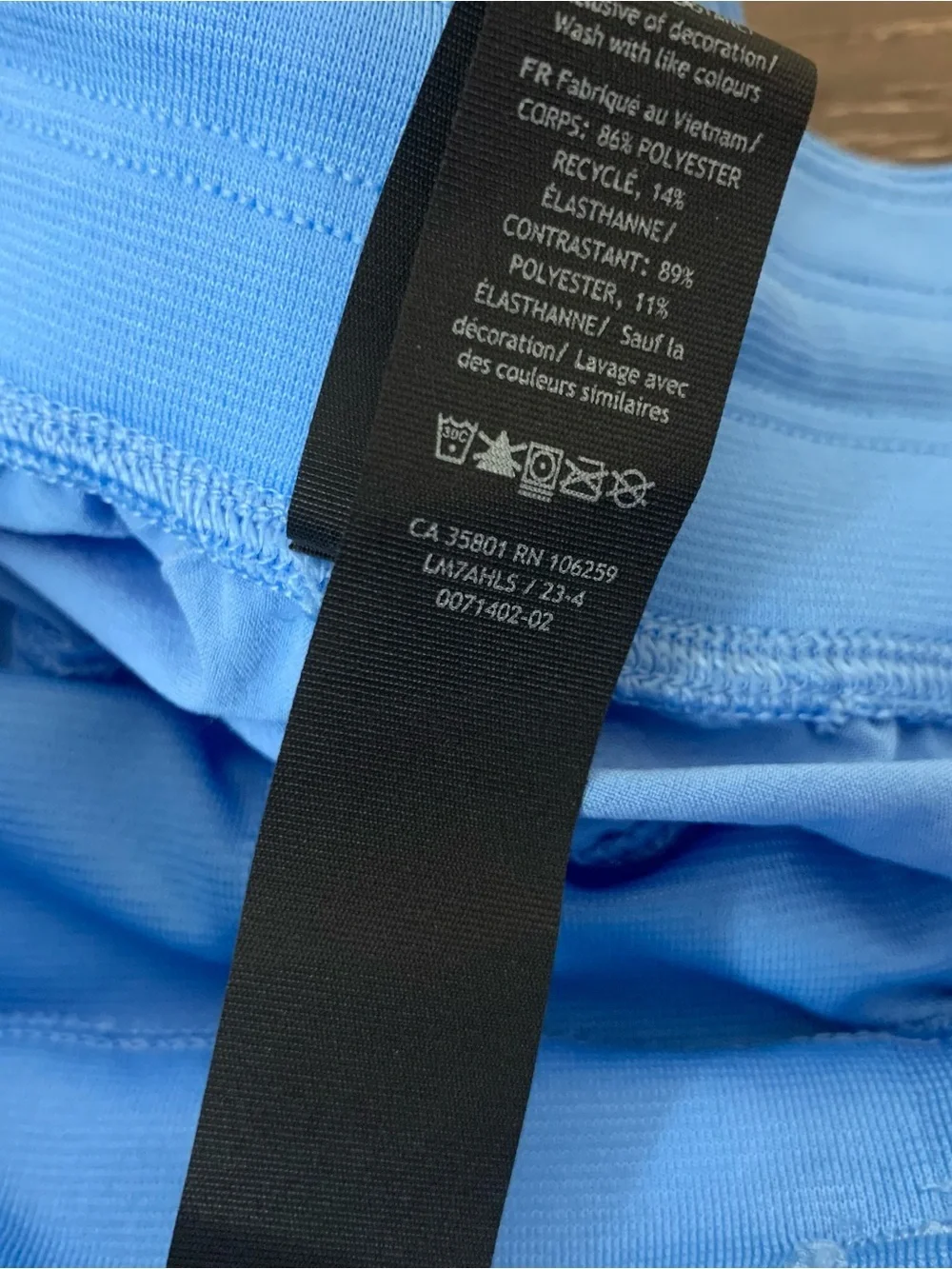 Lululemon Mens blue zeroed in linerless shorts S